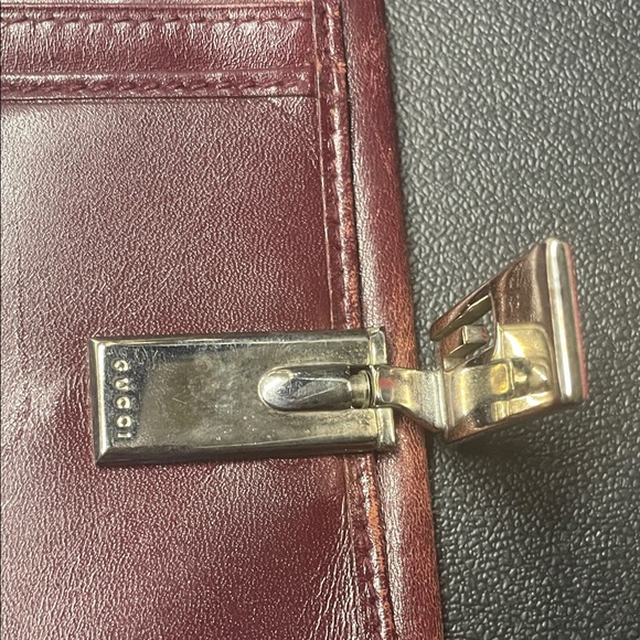 Gucci Maroon Leather Card Holder - Picture 4 of 9